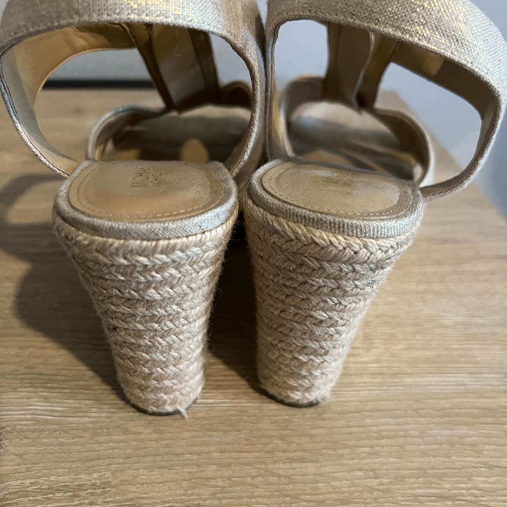 Michael Kor’s beige and cream with shimmer